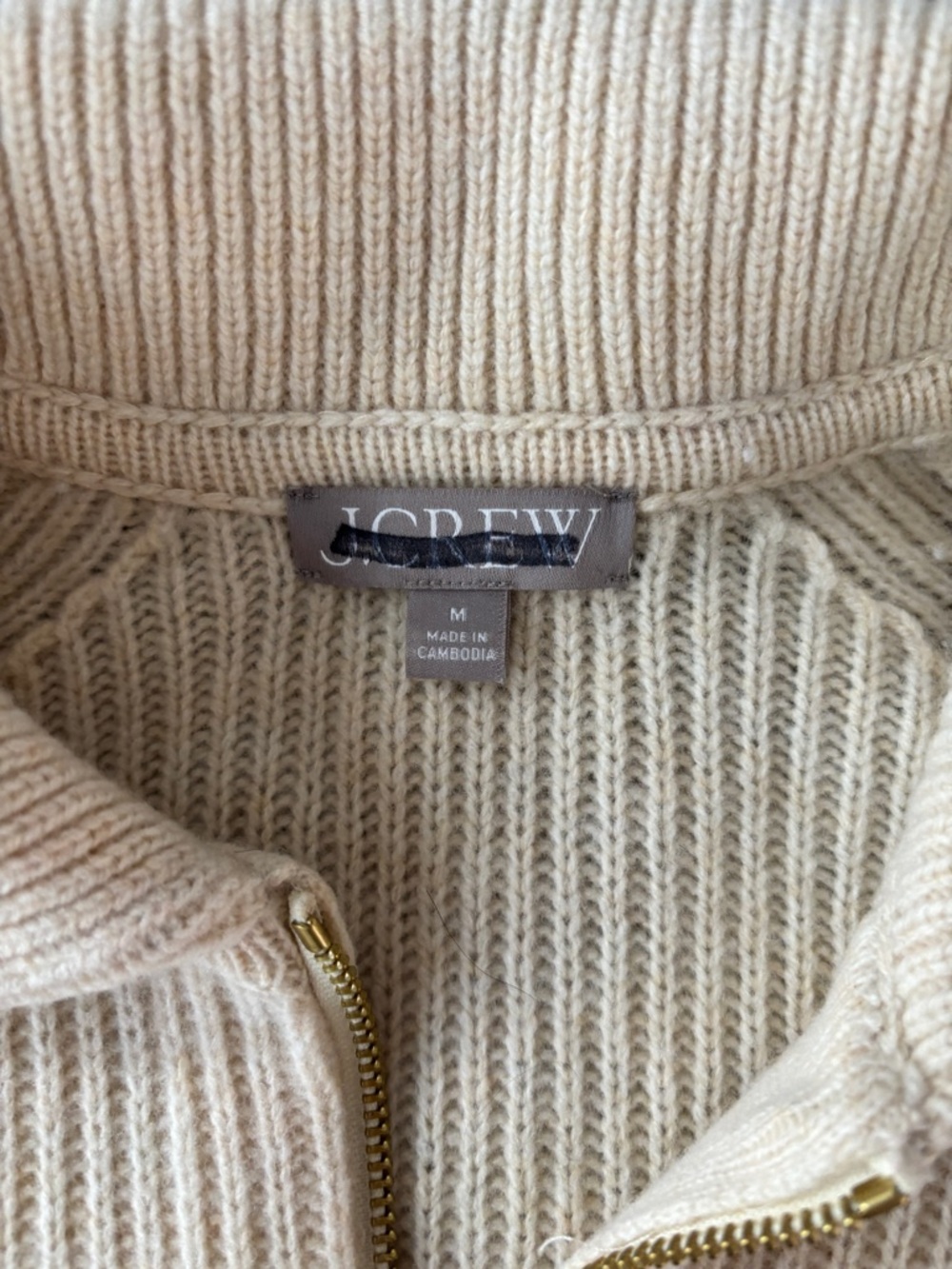 J.Crew Collared full-zip sweater in merino wool - Picture 5 of 7